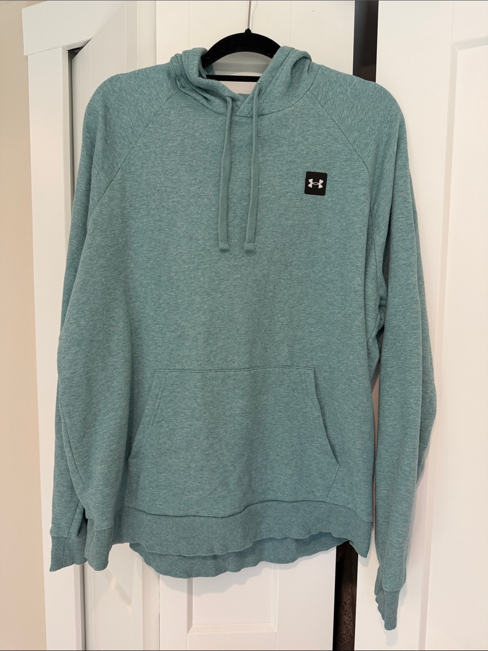 Under Armour Men's Teal Crewneck Hoodie Sweatshirt